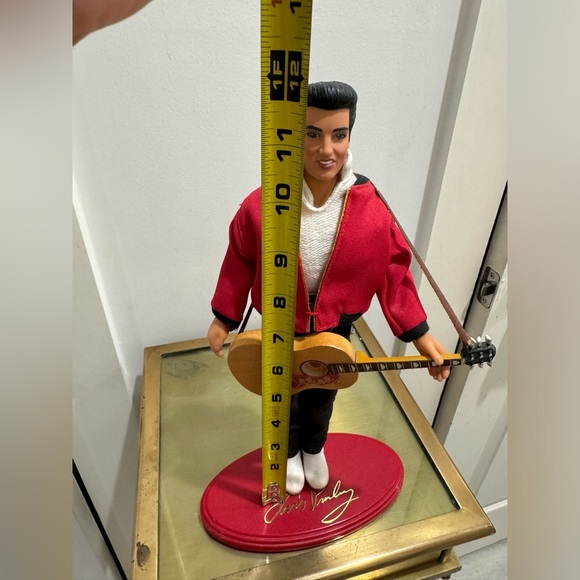 Vintage 1993 Hasbro Elvis Presley Jailhouse Rock Doll With Stand - Picture 6 of 7
